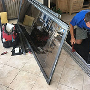 sliding glass door frame repair Lodi